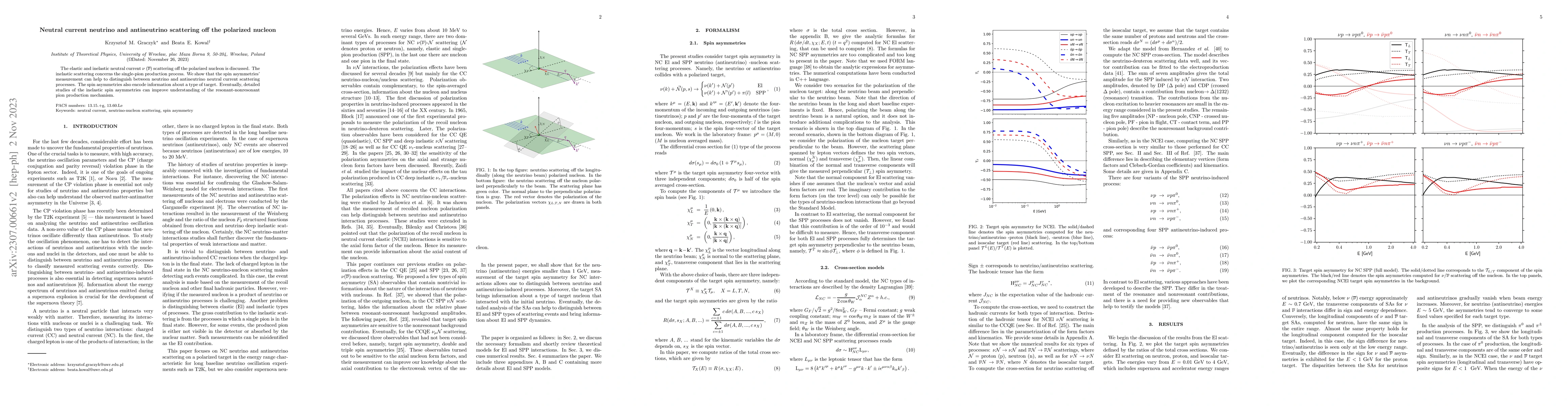 Thumbnail for Neutral current neutrino and antineutrino scattering off the polarized
  nucleon