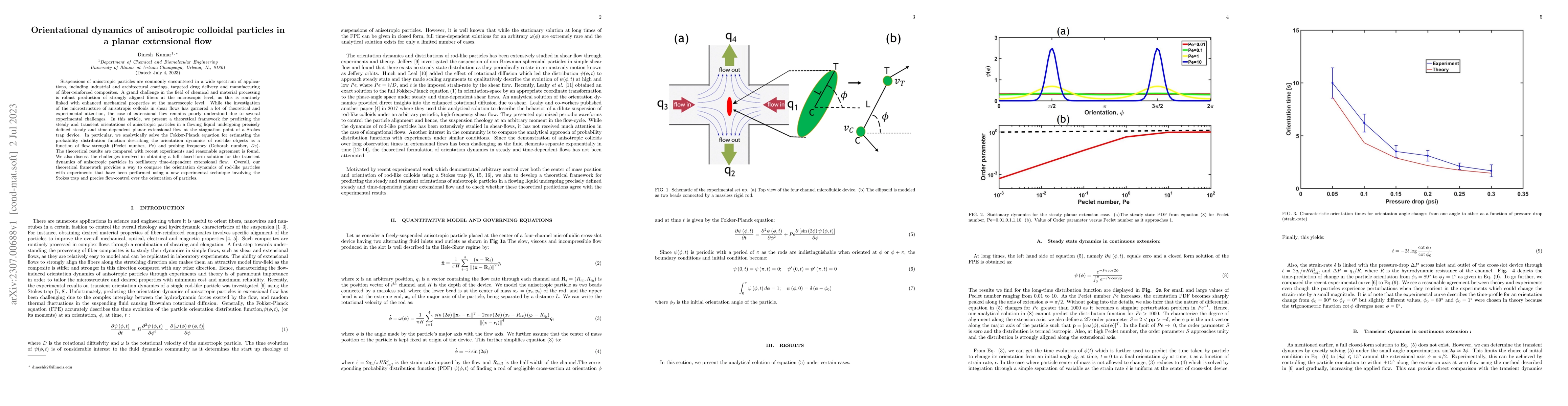 Thumbnail for Orientational dynamics of anisotropic colloidal particles in a planar
  extensional flow