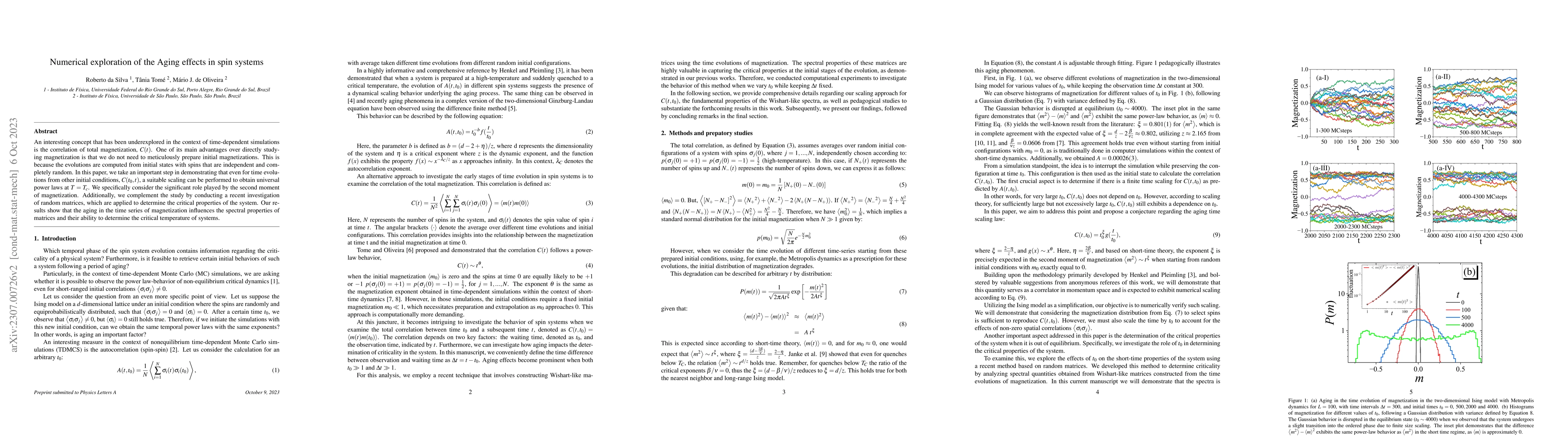 Thumbnail for Numerical exploration of the Aging effects in spin systems