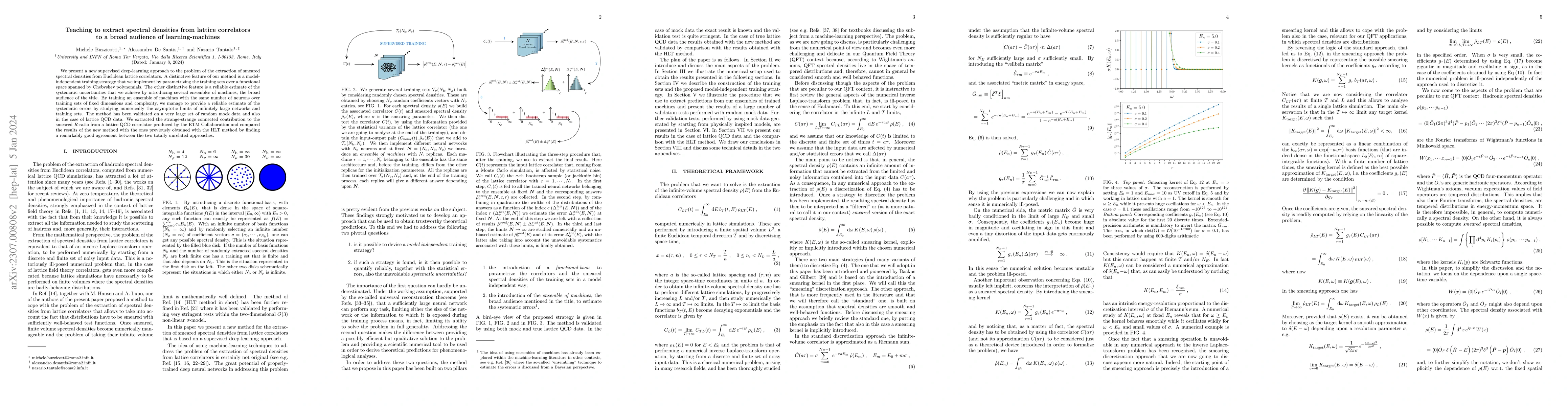 Thumbnail for Teaching to extract spectral densities from lattice correlators to a
  broad audience of learning-machines