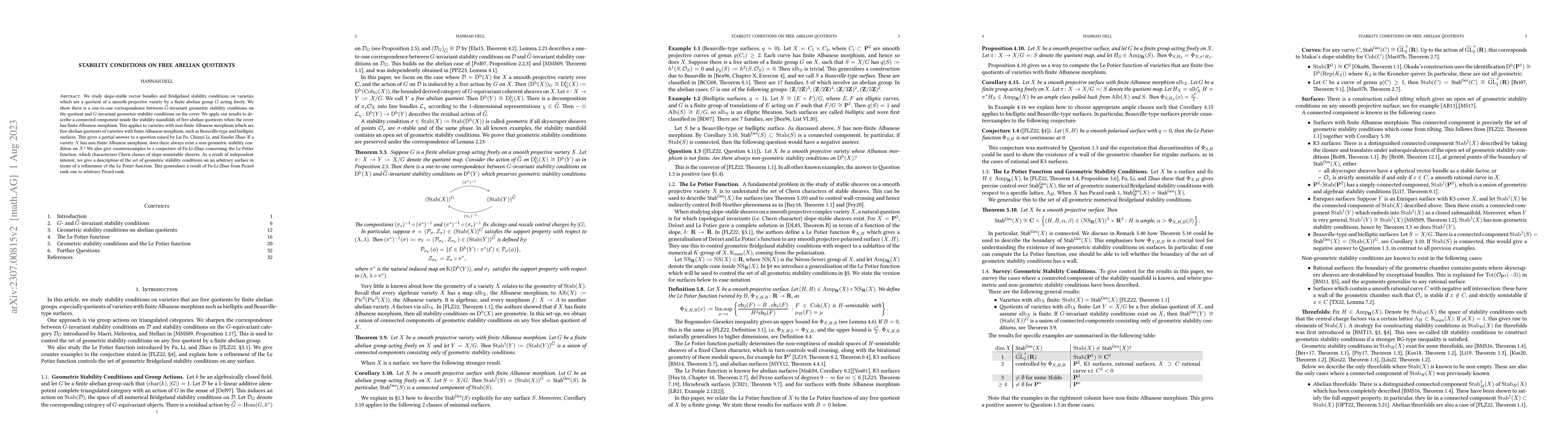 Thumbnail for Stability Conditions on Free Abelian Quotients