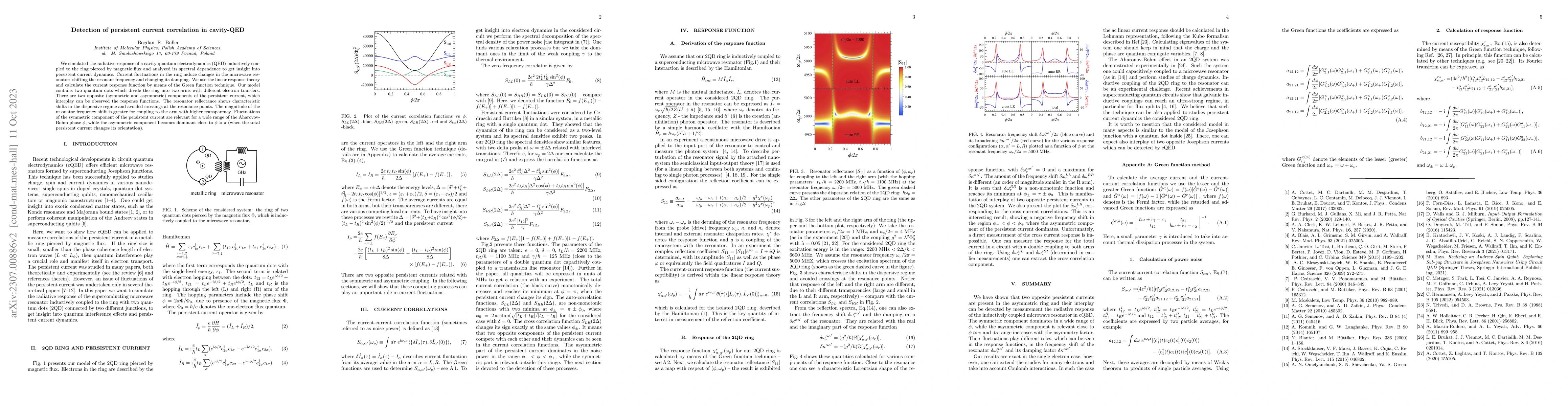 Thumbnail for Detection of persistent current correlation in cavity-QED