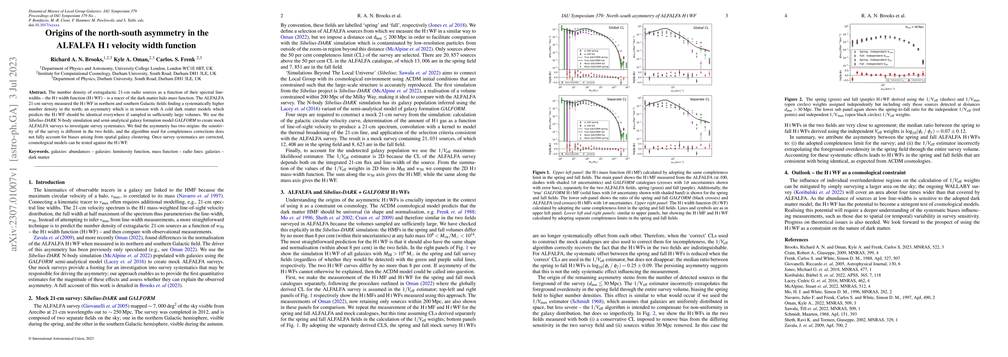 Thumbnail for Origins of the north-south asymmetry in the ALFALFA HI velocity width
  function