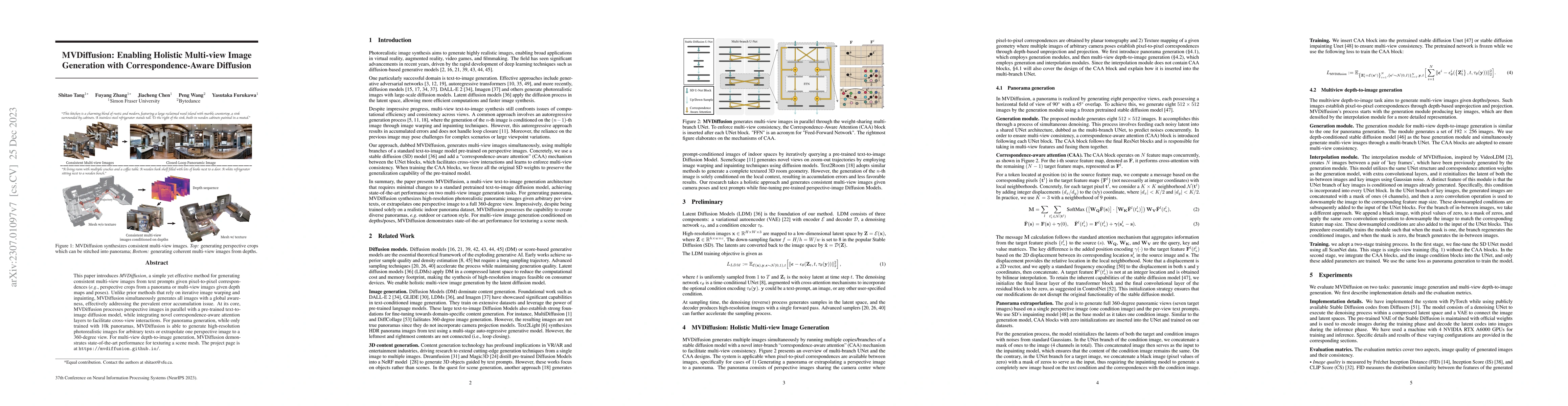 Thumbnail for MVDiffusion: Enabling Holistic Multi-view Image Generation with
  Correspondence-Aware Diffusion