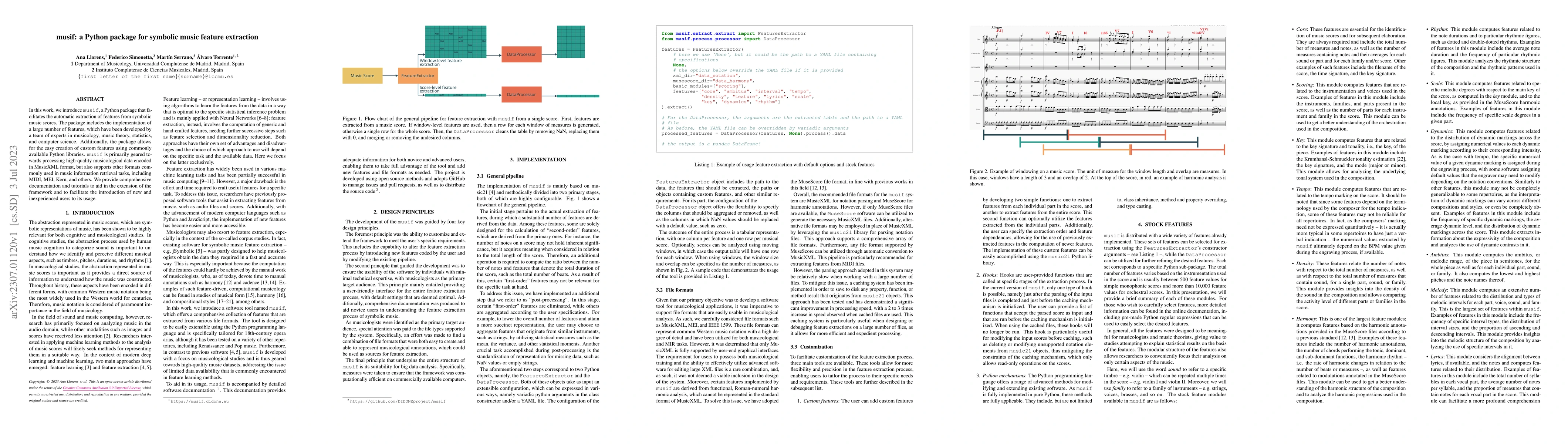 Thumbnail for musif: a Python package for symbolic music feature extraction