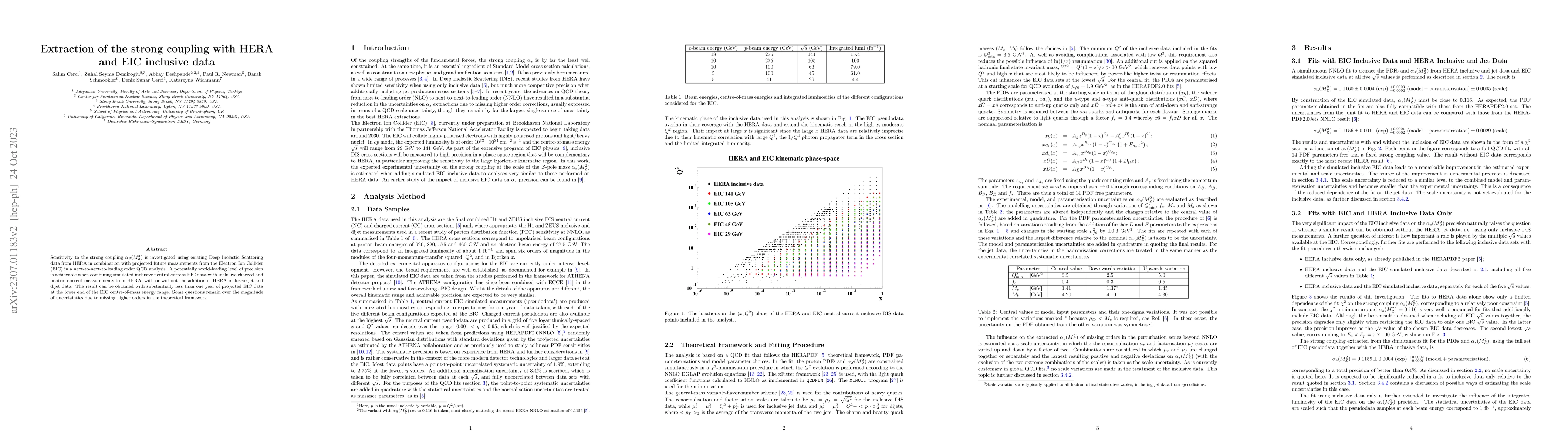 Thumbnail for Extraction of the strong coupling with HERA and EIC inclusive data