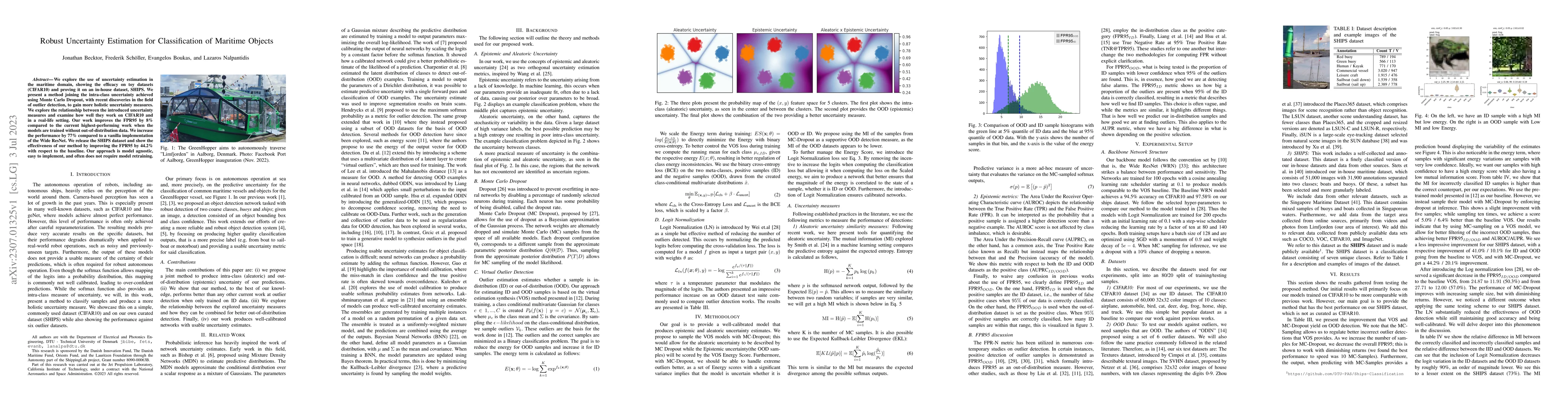 Thumbnail for Robust Uncertainty Estimation for Classification of Maritime Objects