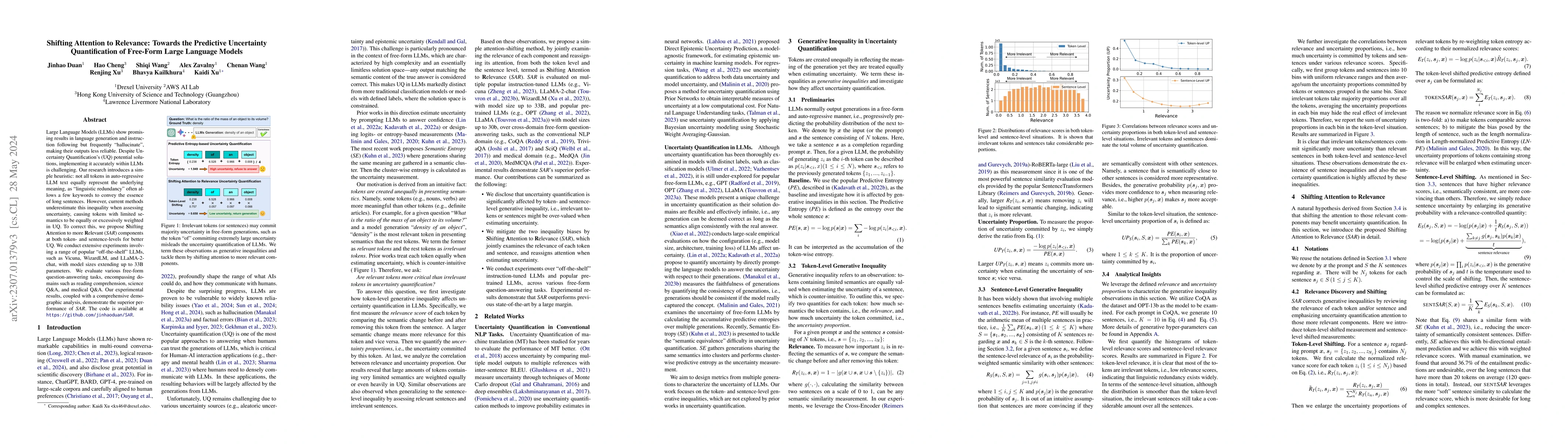 Thumbnail for Shifting Attention to Relevance: Towards the Predictive Uncertainty
  Quantification of Free-Form Large Language Models