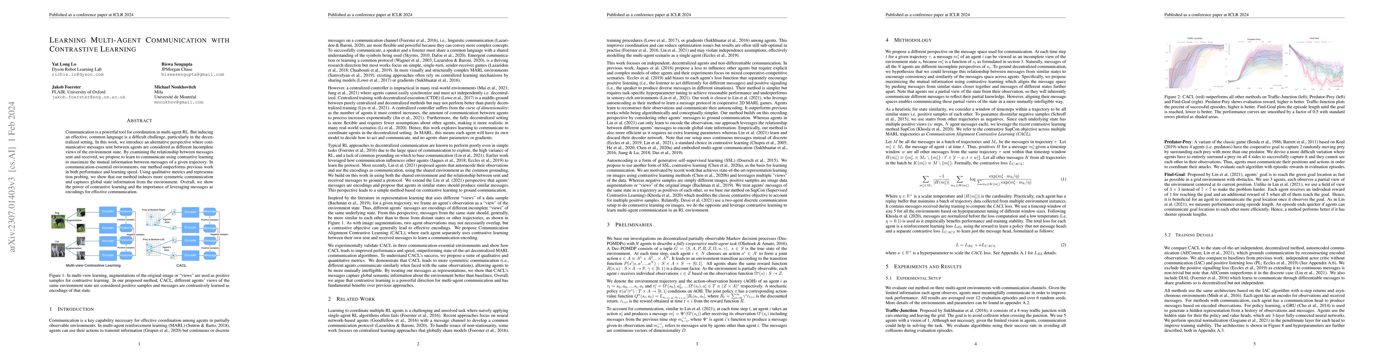 Thumbnail for Learning Multi-Agent Communication with Contrastive Learning