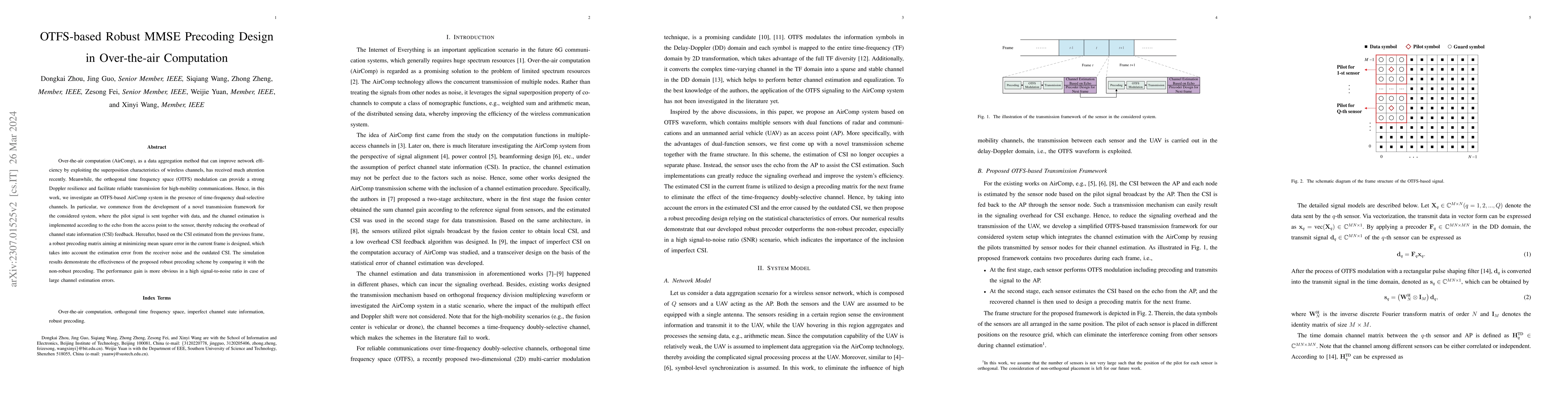 Thumbnail for OTFS-based Robust MMSE Precoding Design in Over-the-air Computation