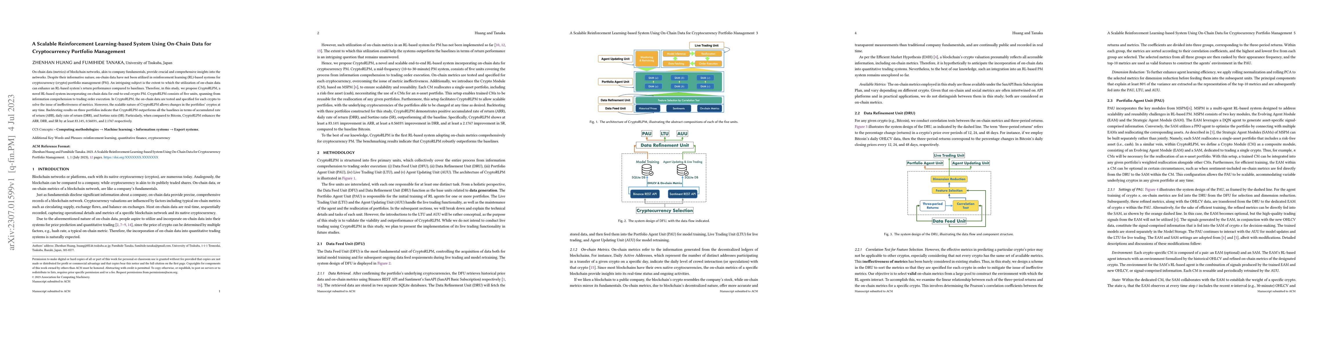Thumbnail for A Scalable Reinforcement Learning-based System Using On-Chain Data for
  Cryptocurrency Portfolio Management
