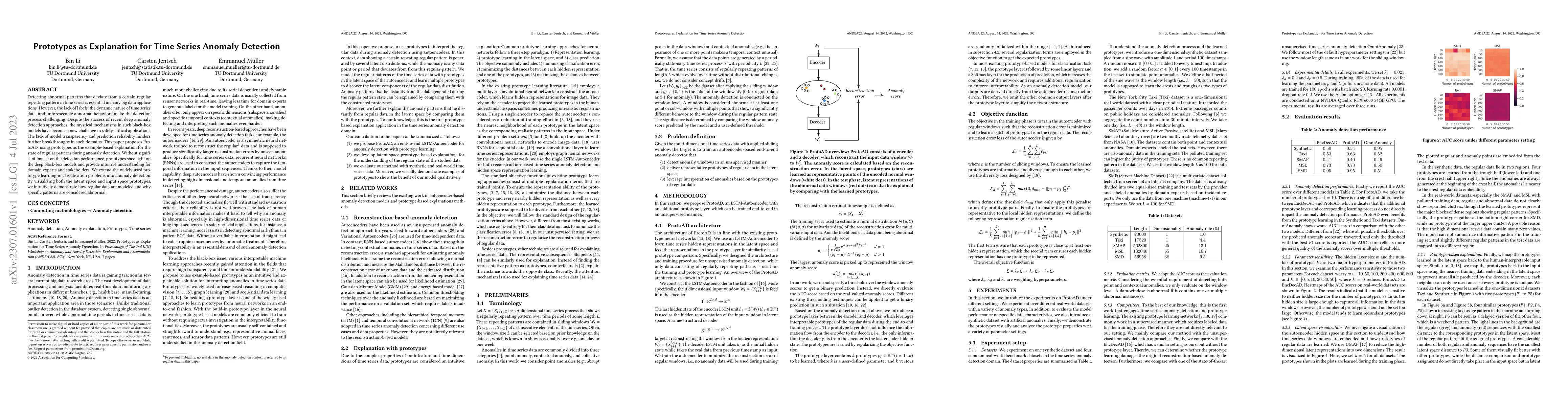Thumbnail for Prototypes as Explanation for Time Series Anomaly Detection
