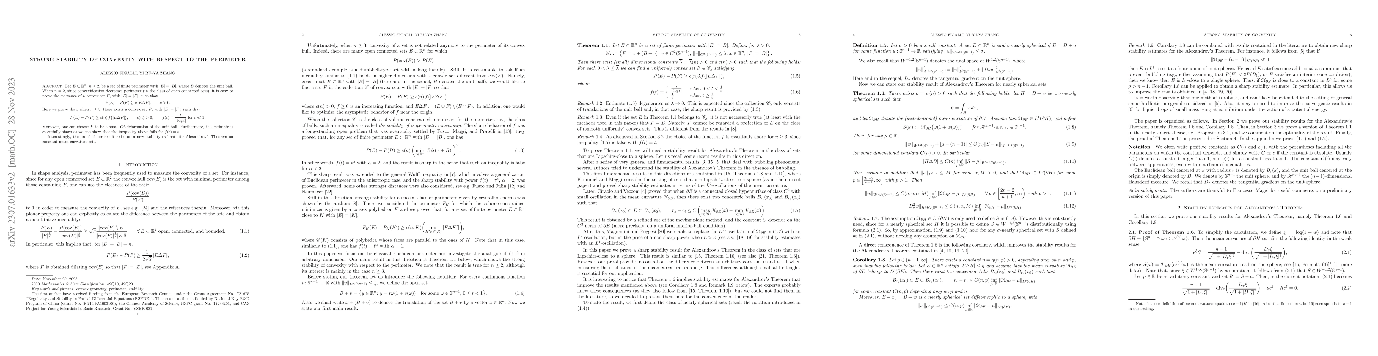Thumbnail for Strong stability of convexity with respect to the perimeter