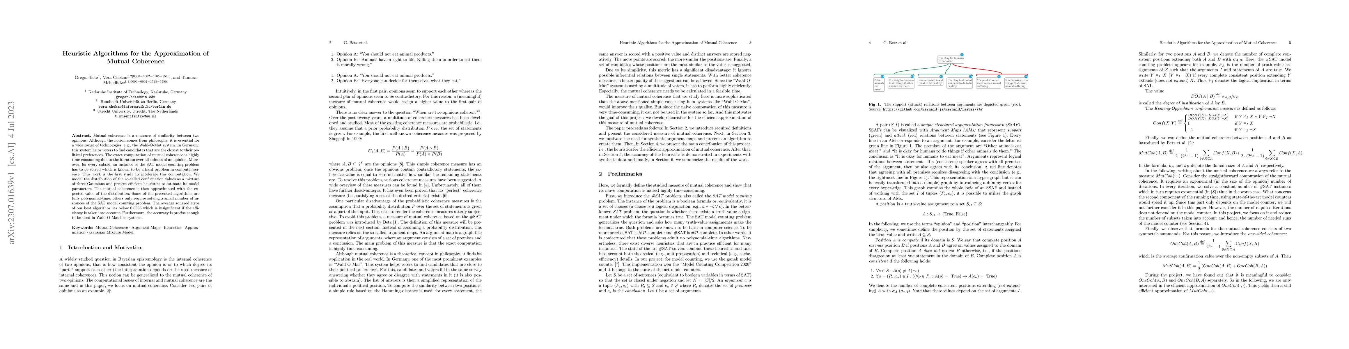 Thumbnail for Heuristic Algorithms for the Approximation of Mutual Coherence