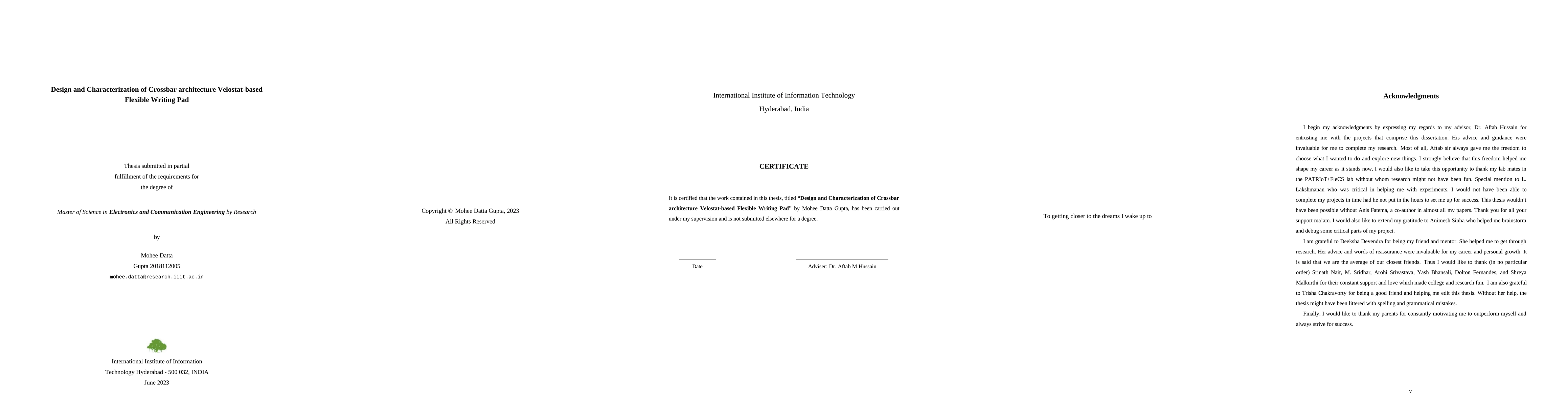 Thumbnail for Design and Characterization of Crossbar architecture Velostat-based
  Flexible Writing Pad