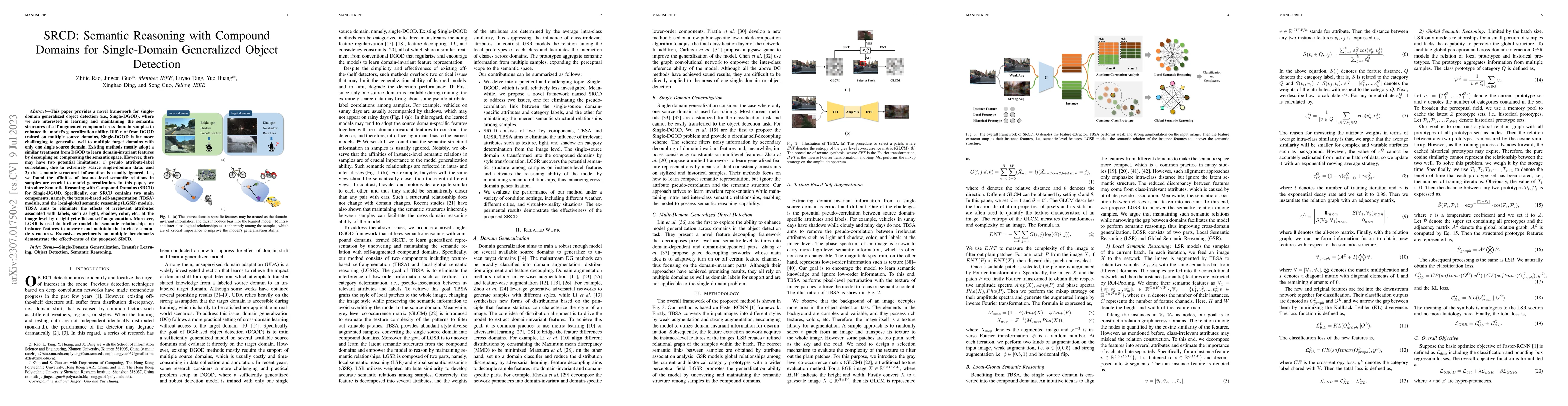 Thumbnail for SRCD: Semantic Reasoning with Compound Domains for Single-Domain
  Generalized Object Detection