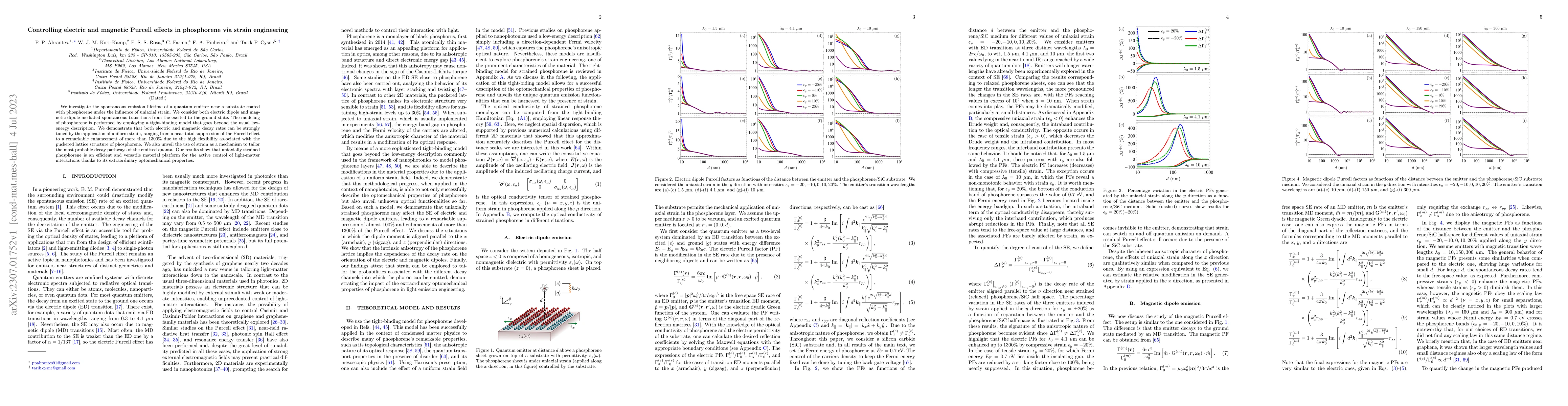 Thumbnail for Controlling electric and magnetic Purcell effects in phosphorene via
  strain engineering