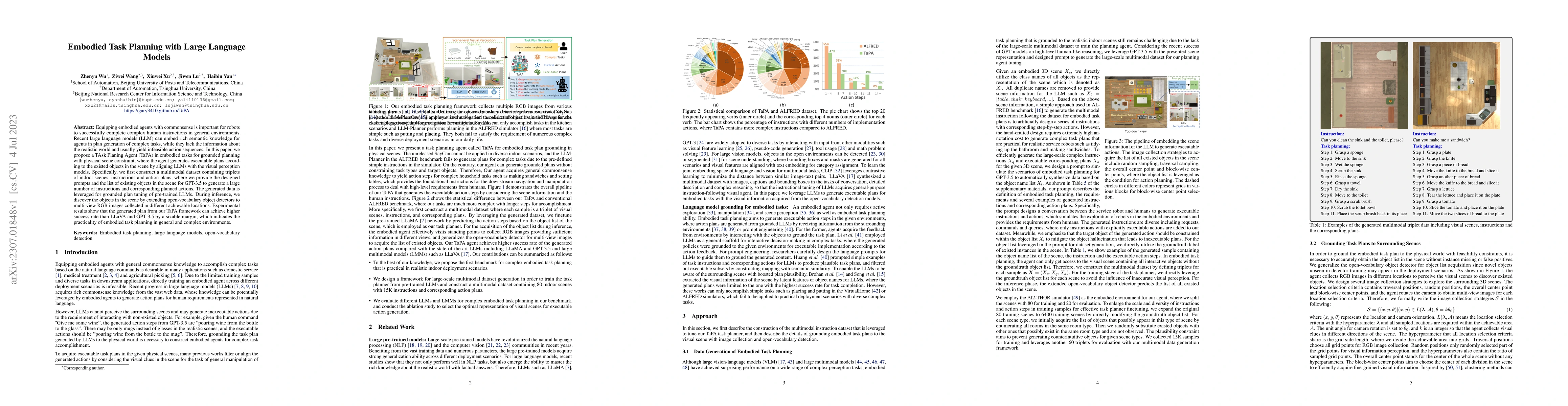 Thumbnail for Embodied Task Planning with Large Language Models