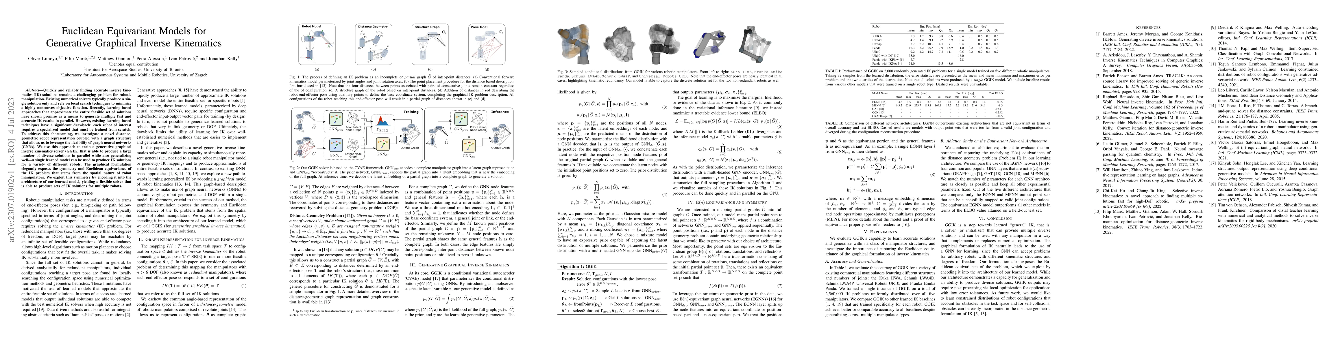 Thumbnail for Euclidean Equivariant Models for Generative Graphical Inverse Kinematics