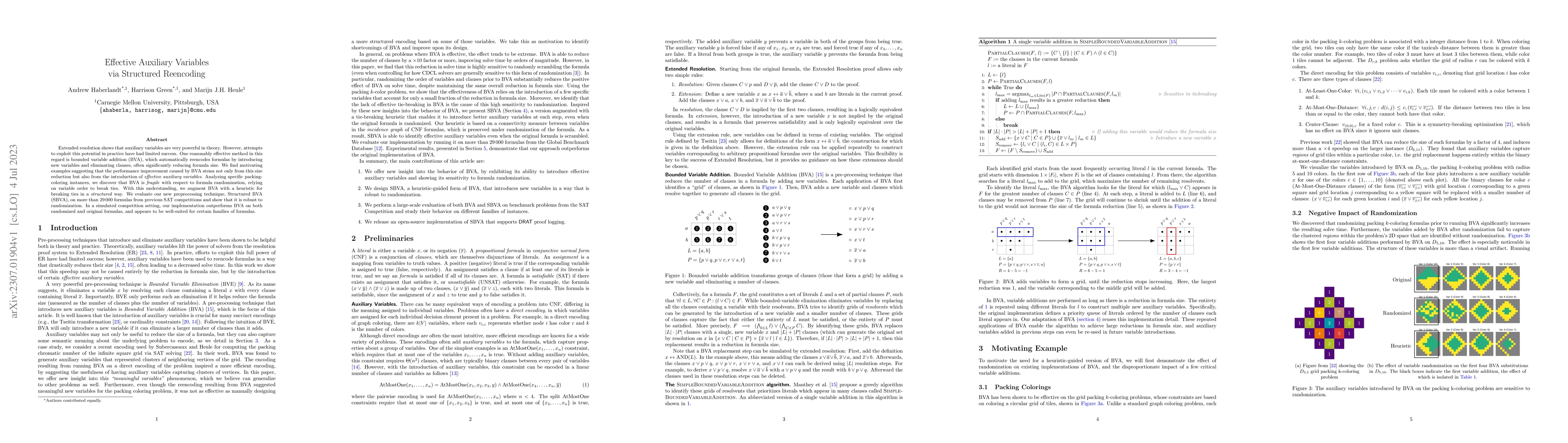 Thumbnail for Effective Auxiliary Variables via Structured Reencoding