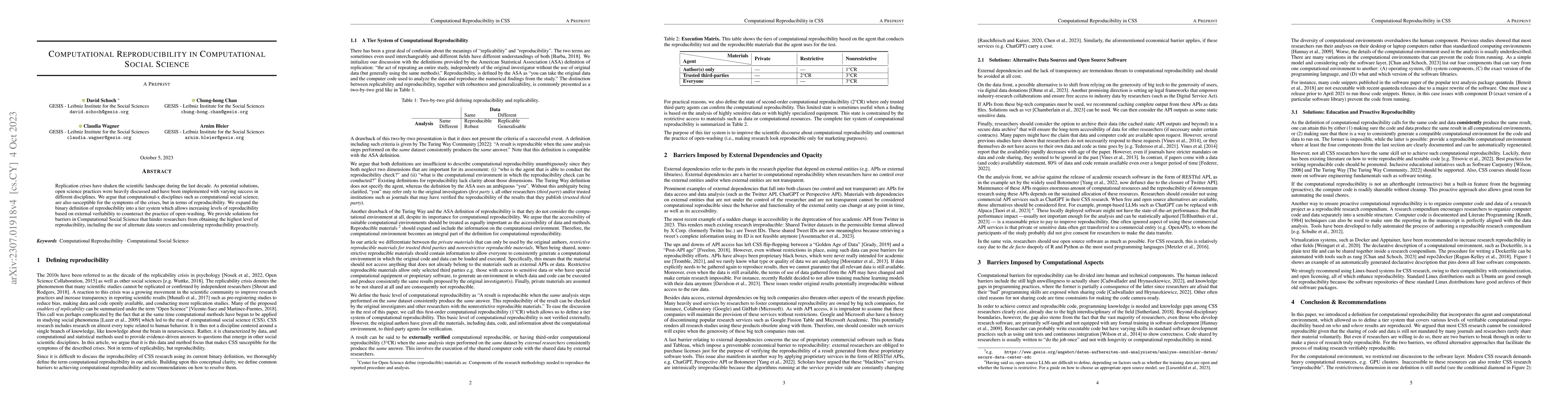 Thumbnail for Computational Reproducibility in Computational Social Science