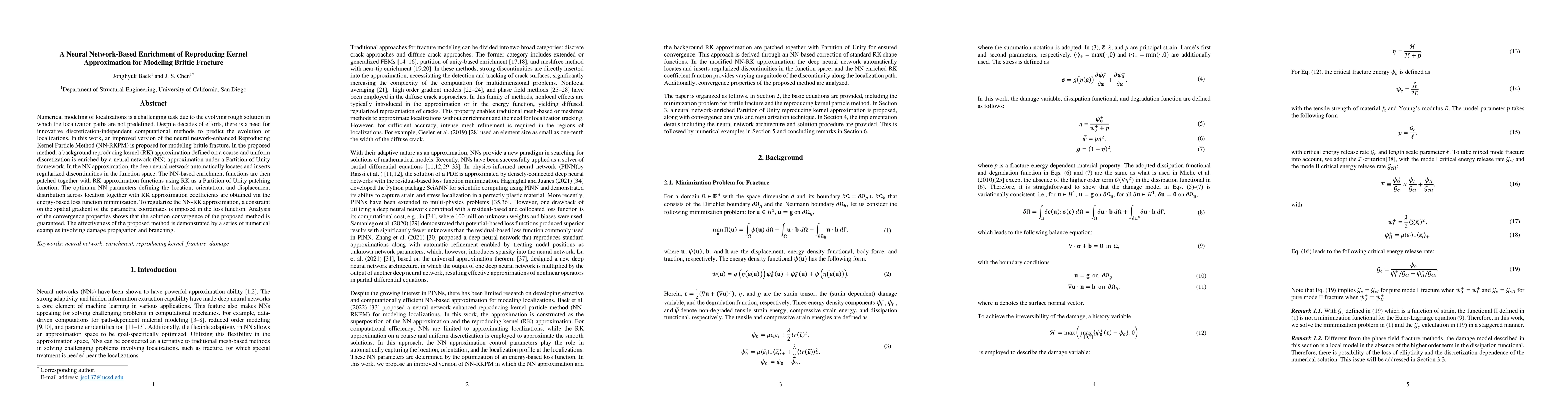 Thumbnail for A Neural Network-Based Enrichment of Reproducing Kernel Approximation
  for Modeling Brittle Fracture