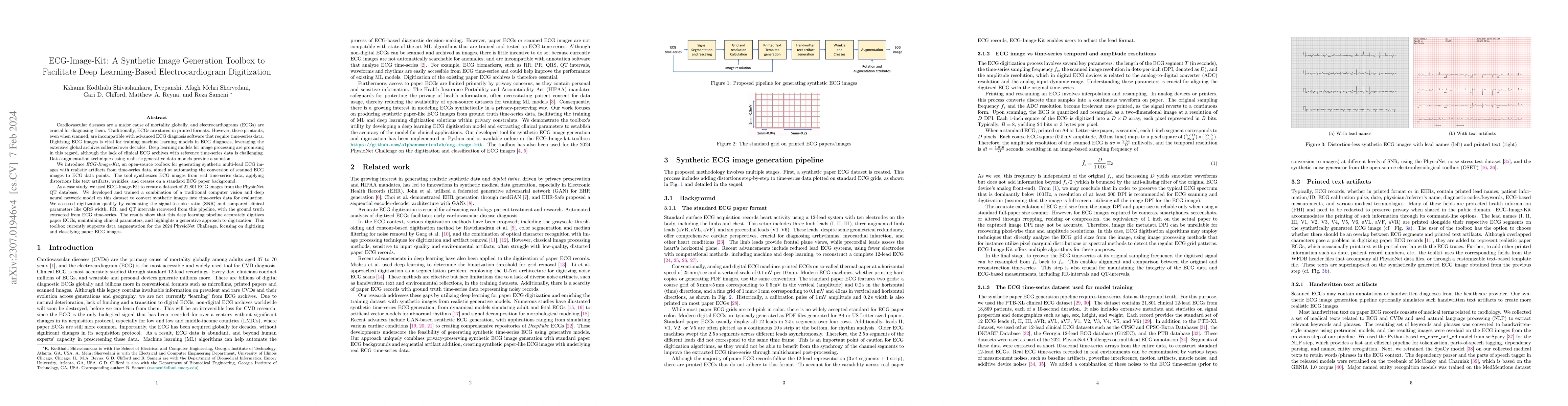 Thumbnail for ECG-Image-Kit: A Synthetic Image Generation Toolbox to Facilitate Deep
  Learning-Based Electrocardiogram Digitization