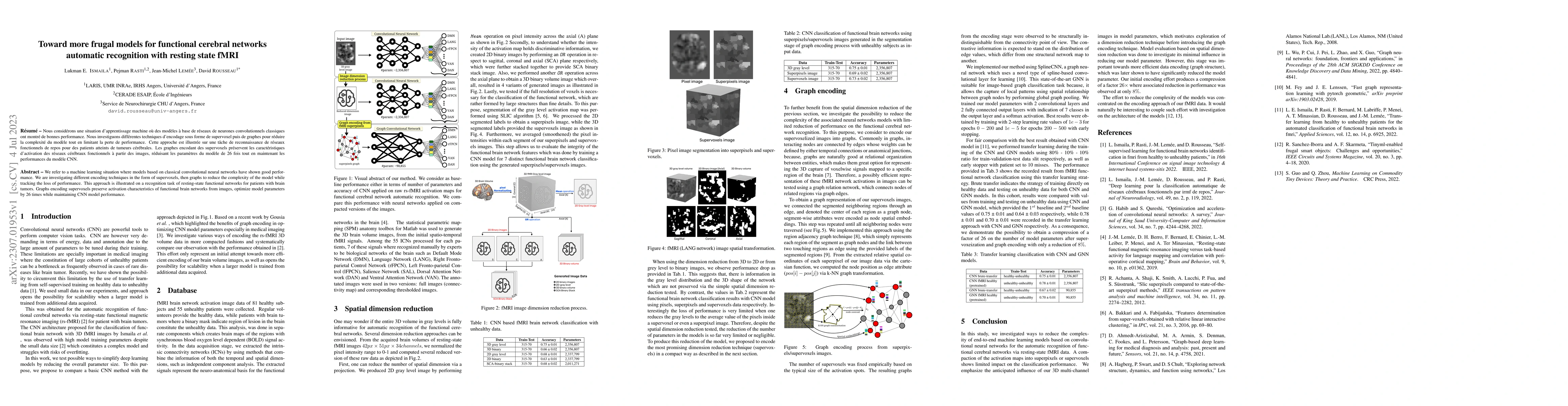 Thumbnail for Toward more frugal models for functional cerebral networks automatic
  recognition with resting-state fMRI