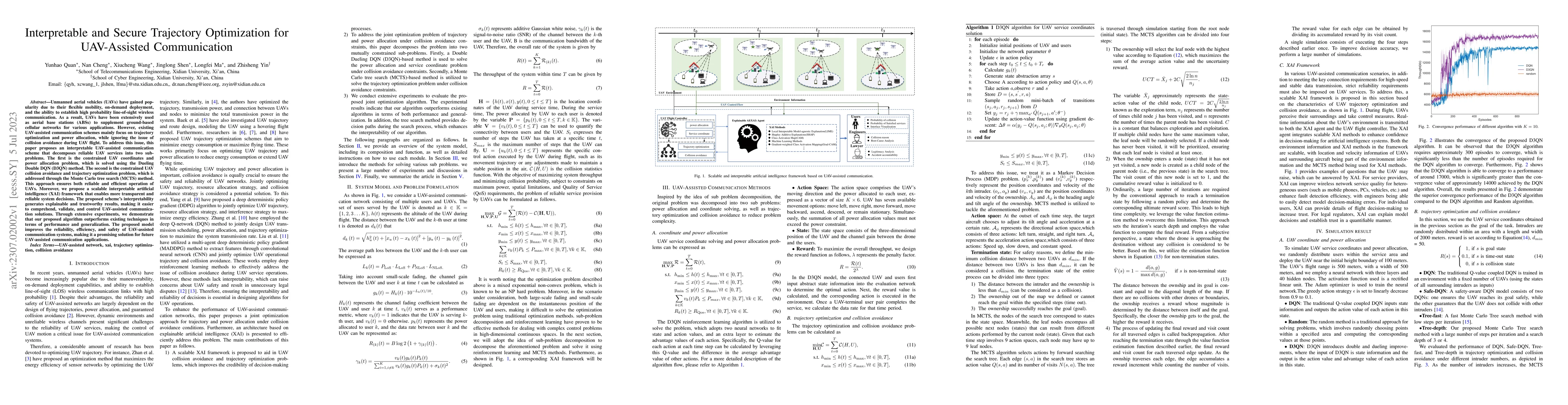 Thumbnail for Interpretable and Secure Trajectory Optimization for UAV-Assisted
  Communication