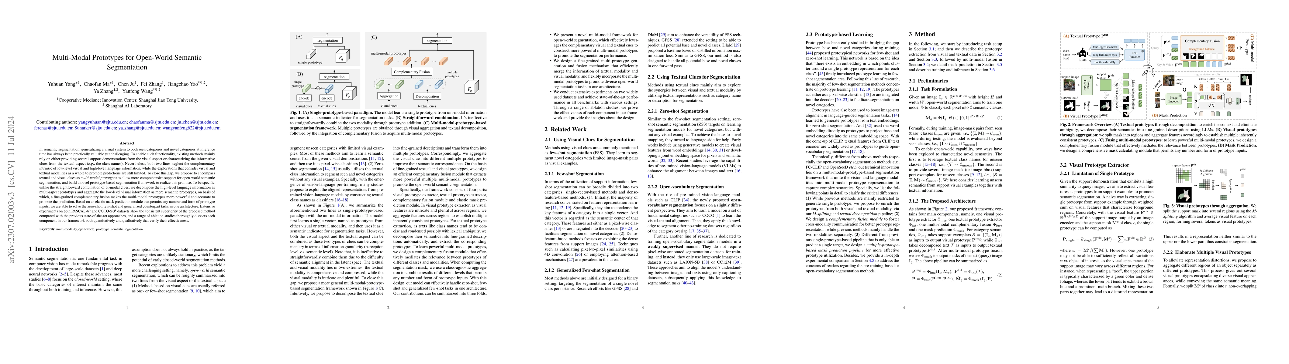 Thumbnail for Multi-Modal Prototypes for Open-World Semantic Segmentation