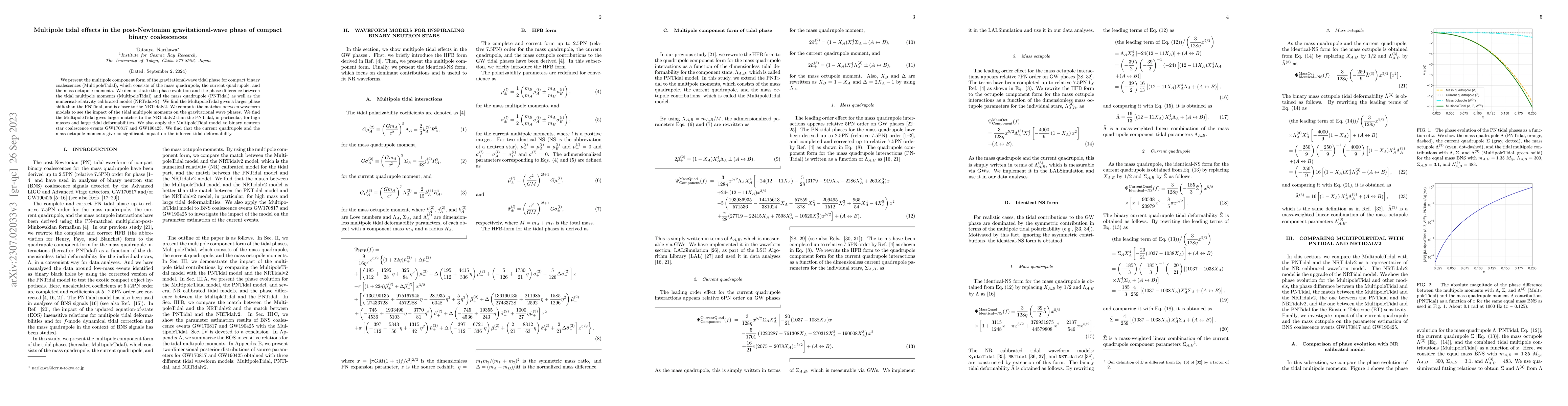 Thumbnail for Multipole tidal effects in the post-Newtonian gravitational-wave phase
  of compact binary coalescences