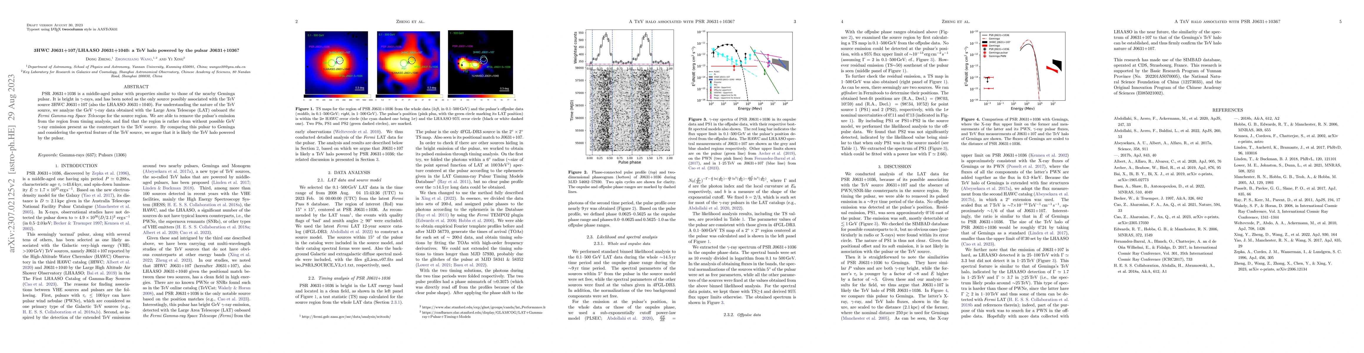 Thumbnail for 3HWC J0631+107/LHAASO J0631+1040: a TeV halo powered by the pulsar
  J0631+1036?