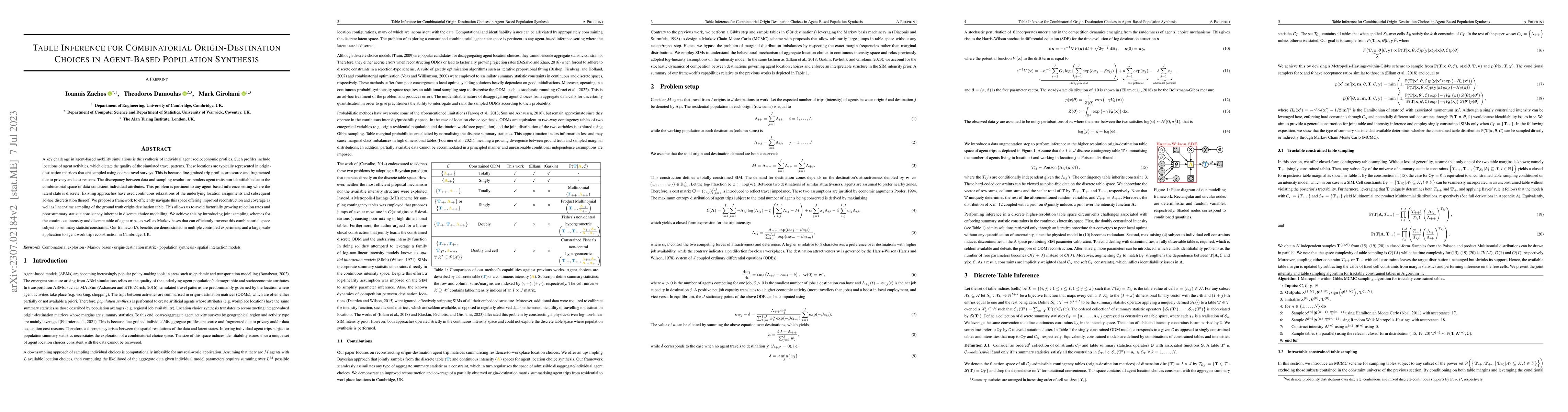 Thumbnail for Table inference for combinatorial origin-destination choices in
  agent-based population synthesis