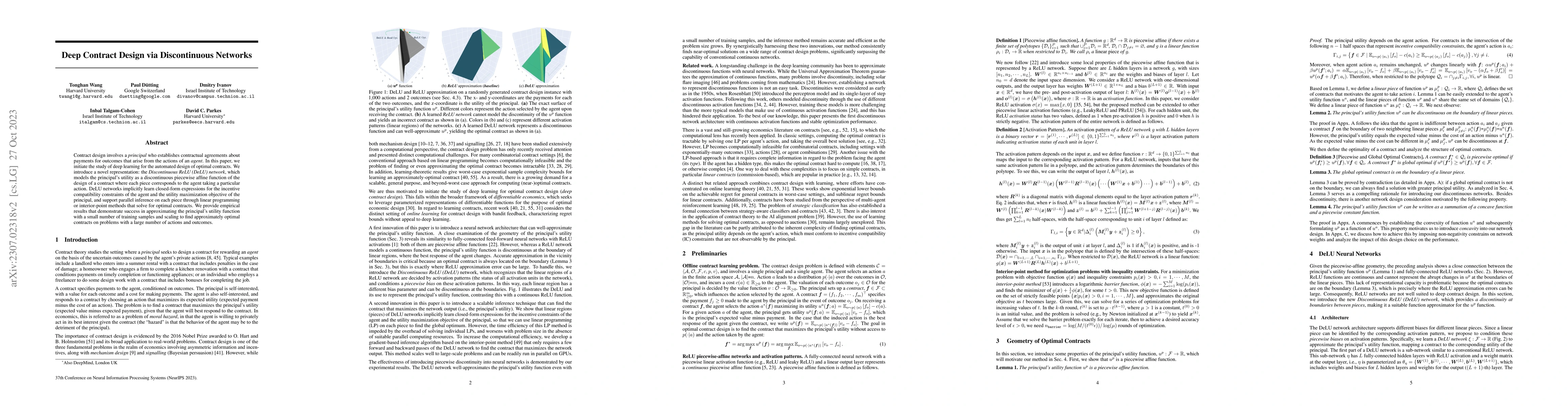 Thumbnail for Deep Contract Design via Discontinuous Networks