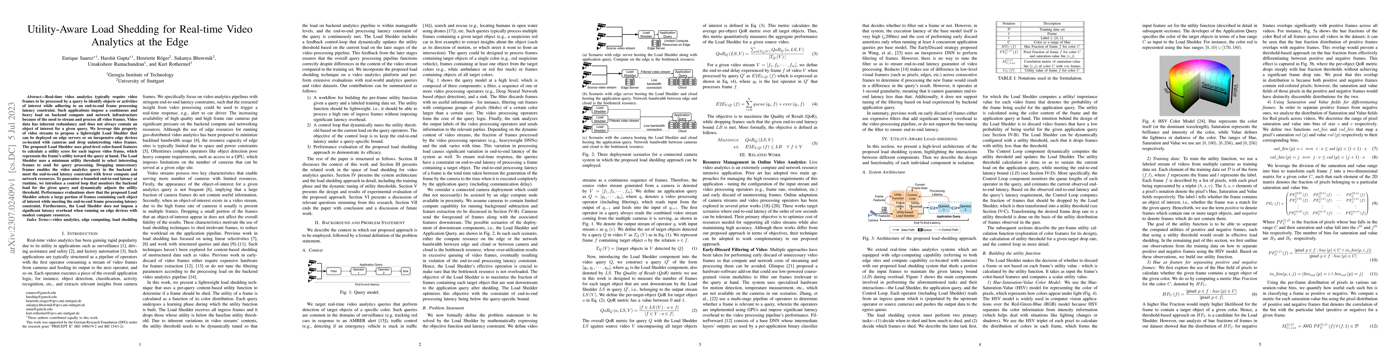 Thumbnail for Utility-Aware Load Shedding for Real-time Video Analytics at the Edge