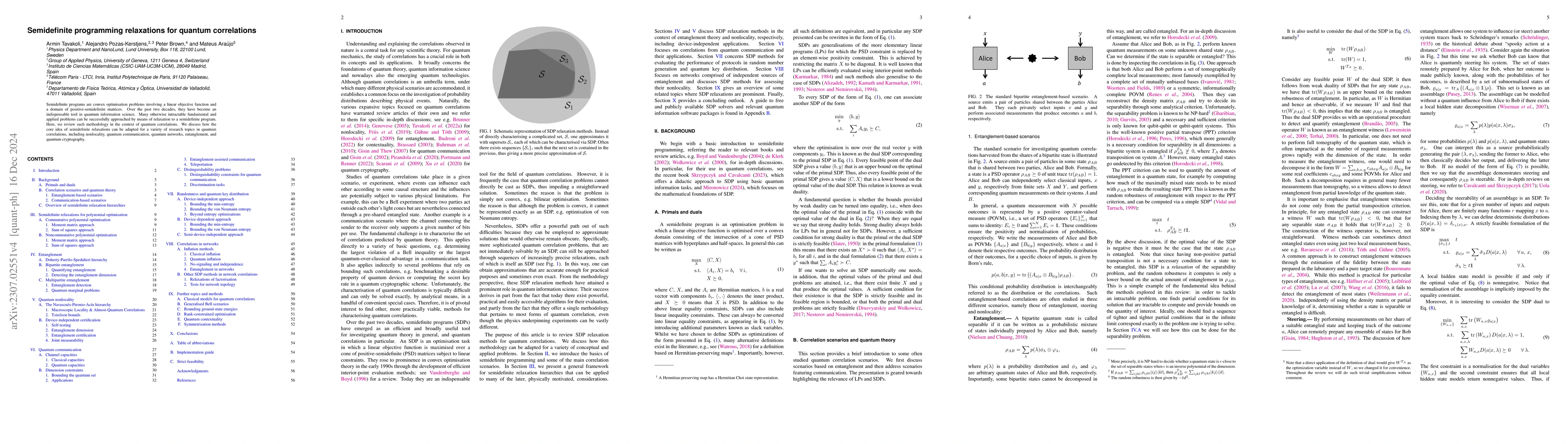 Thumbnail for Semidefinite programming relaxations for quantum correlations
