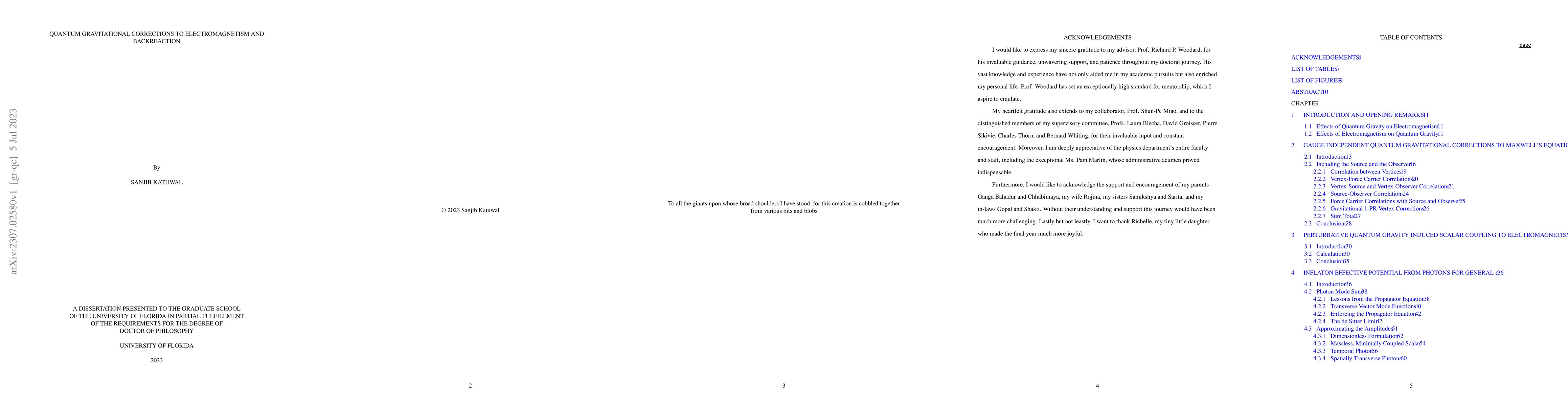 Thumbnail for Quantum Gravitational Corrections to Electromagnetism And Backreaction