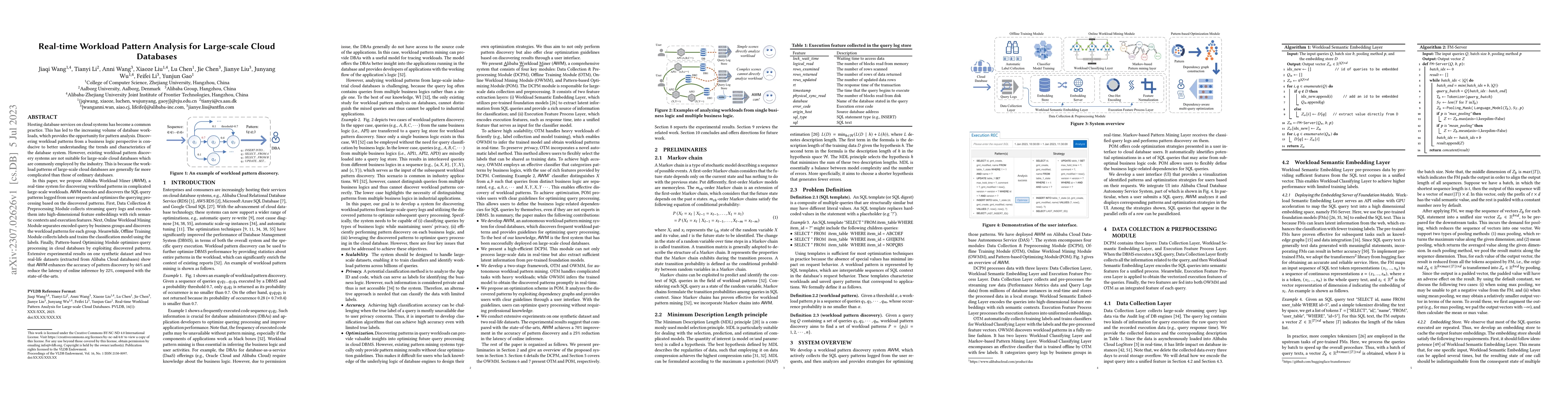 Thumbnail for Real-time Workload Pattern Analysis for Large-scale Cloud Databases