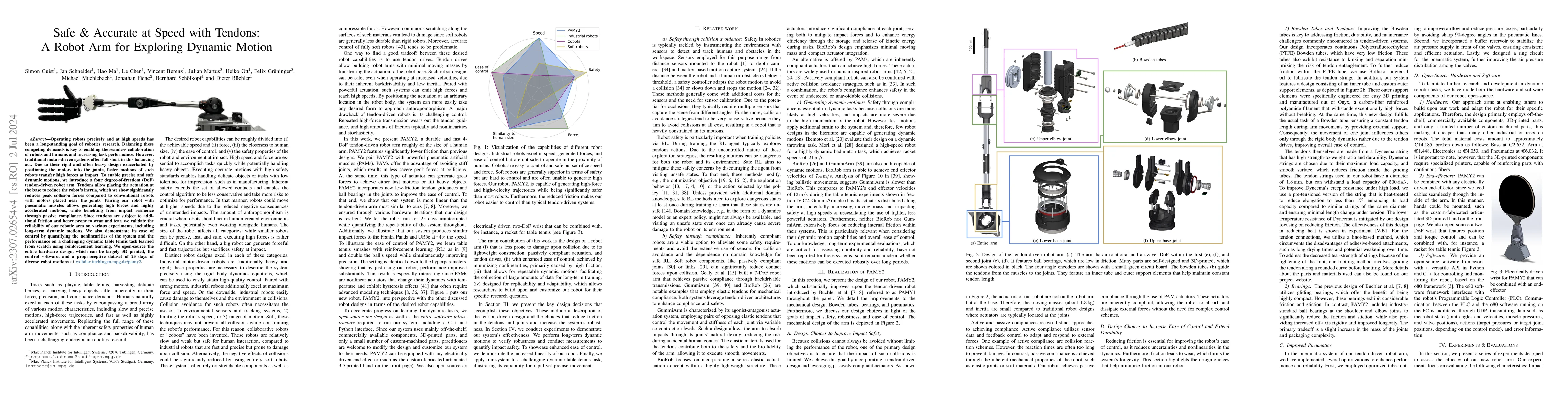 Thumbnail for Safe & Accurate at Speed with Tendons: A Robot Arm for Exploring Dynamic
  Motion