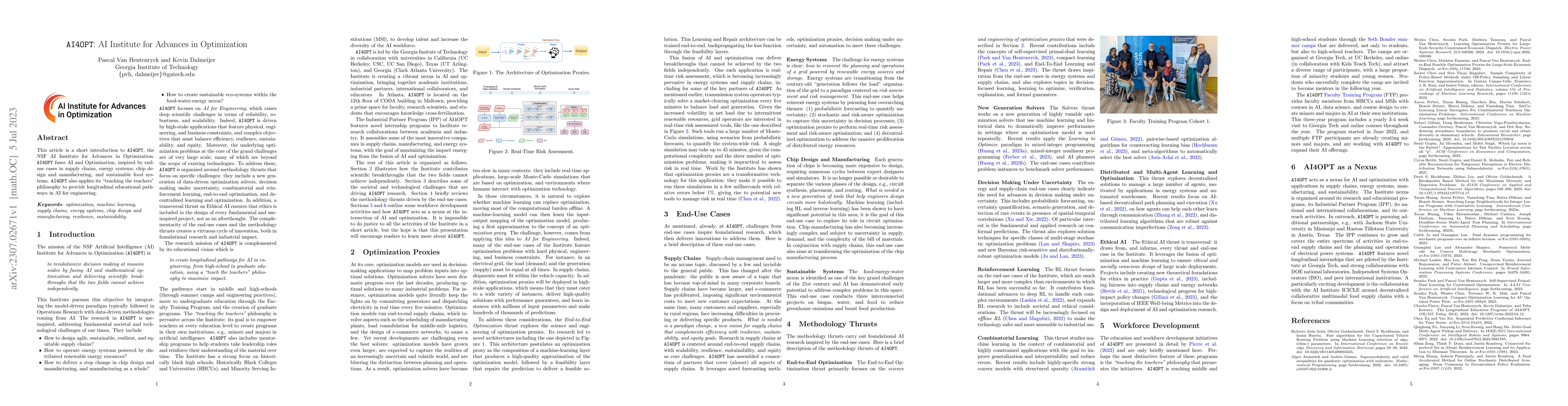Thumbnail for AI4OPT: AI Institute for Advances in Optimization