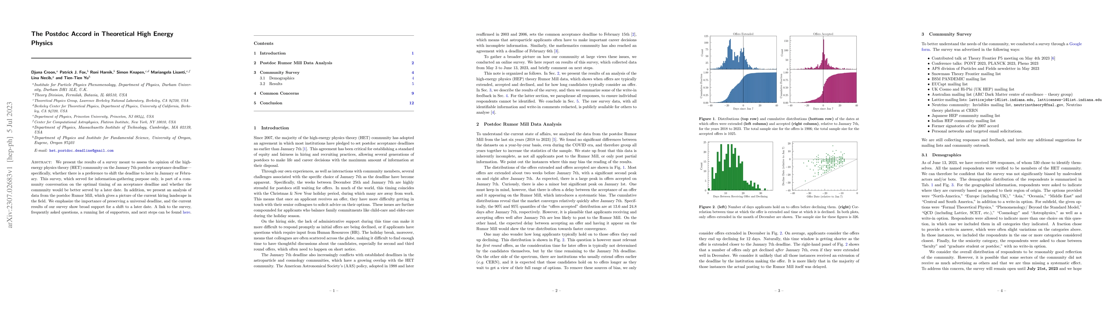 Thumbnail for The Postdoc Accord in Theoretical High Energy Physics