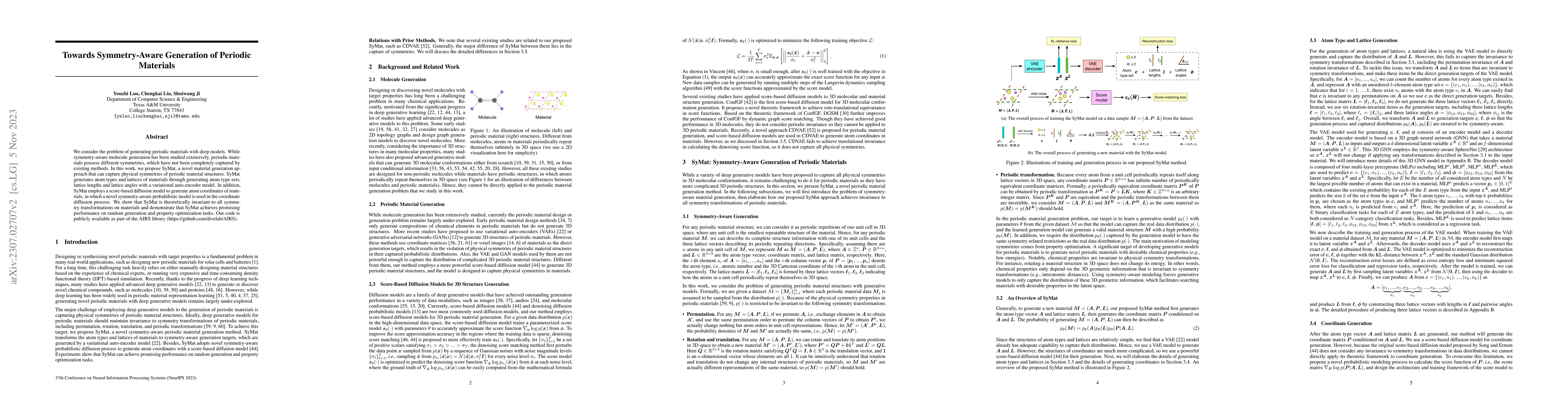 Thumbnail for Towards Symmetry-Aware Generation of Periodic Materials