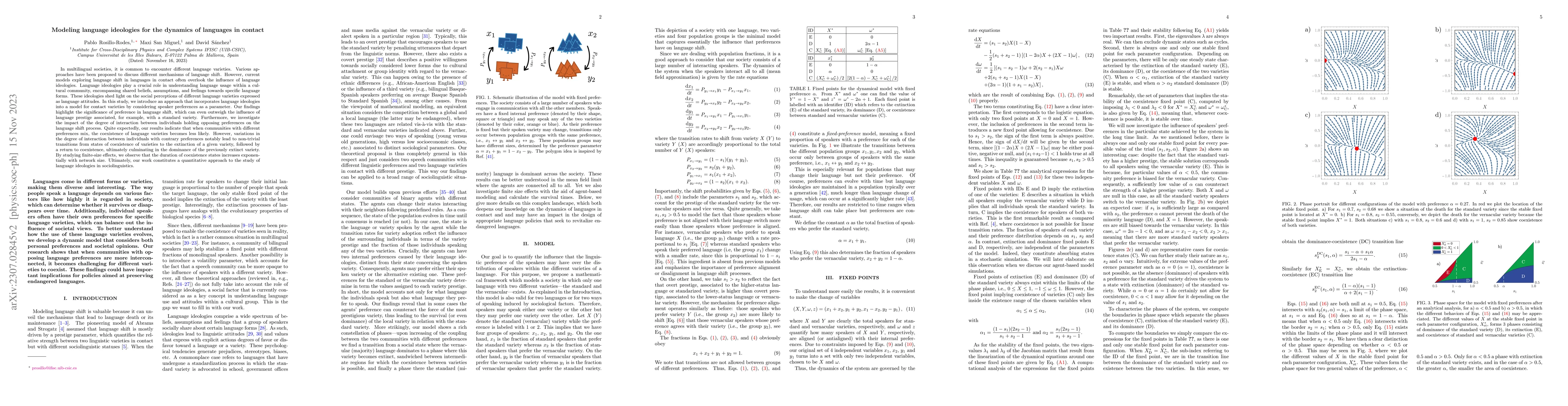 Thumbnail for Modeling language ideologies for the dynamics of languages in contact