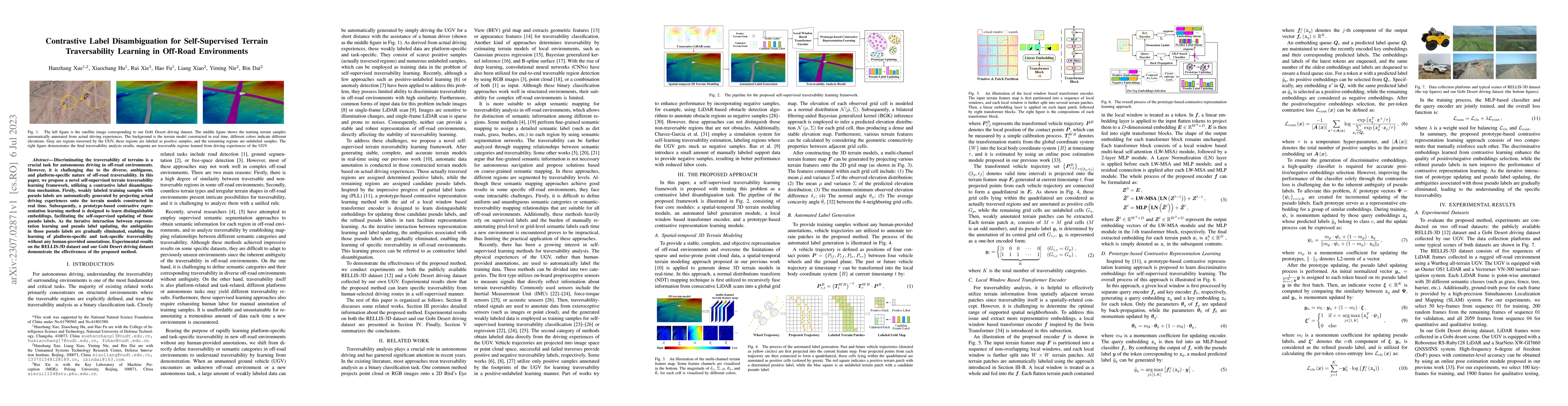 Thumbnail for Contrastive Label Disambiguation for Self-Supervised Terrain
  Traversability Learning in Off-Road Environments