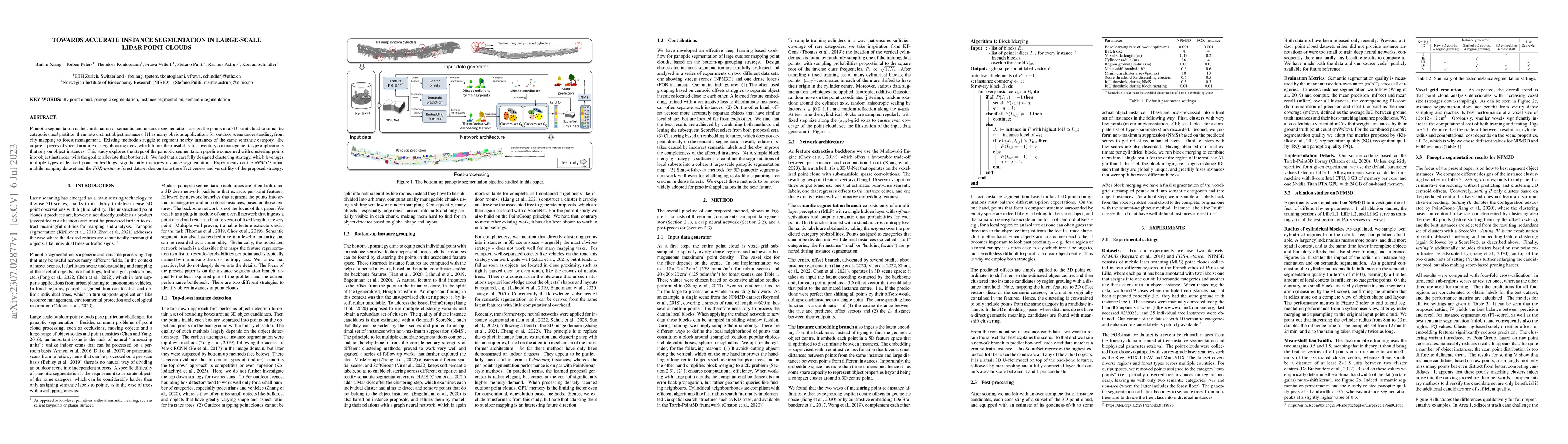 Thumbnail for Towards accurate instance segmentation in large-scale LiDAR point clouds