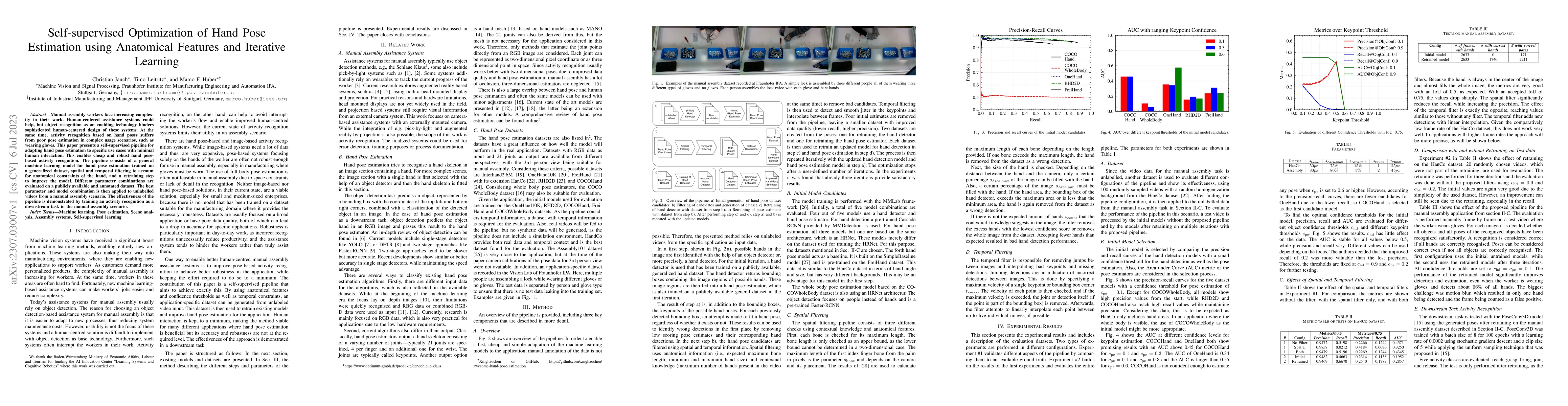 Thumbnail for Self-supervised Optimization of Hand Pose Estimation using Anatomical
  Features and Iterative Learning