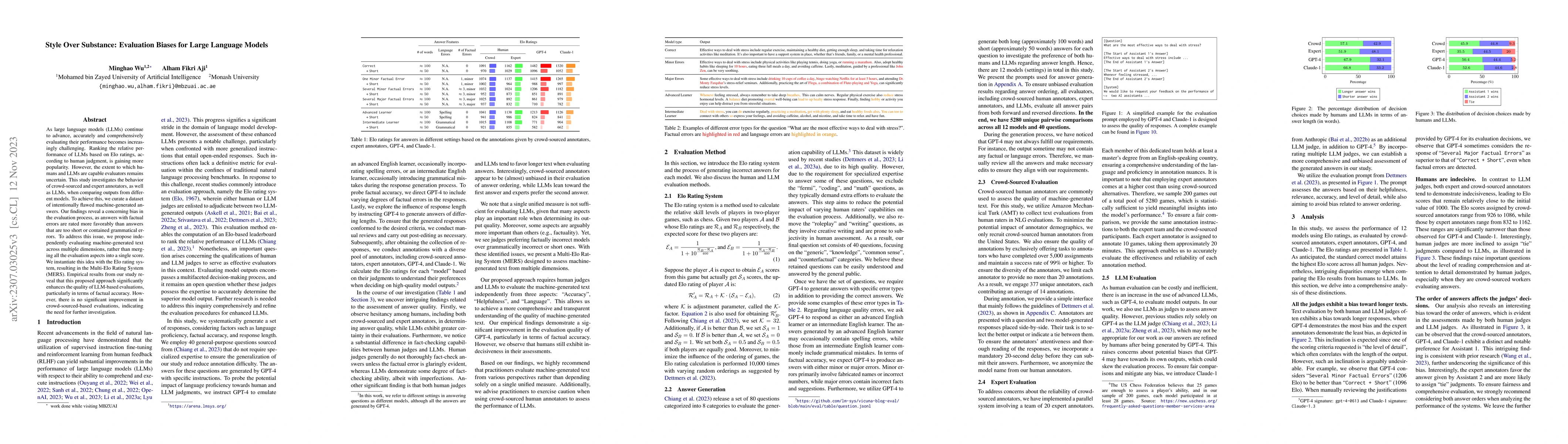Thumbnail for Style Over Substance: Evaluation Biases for Large Language Models