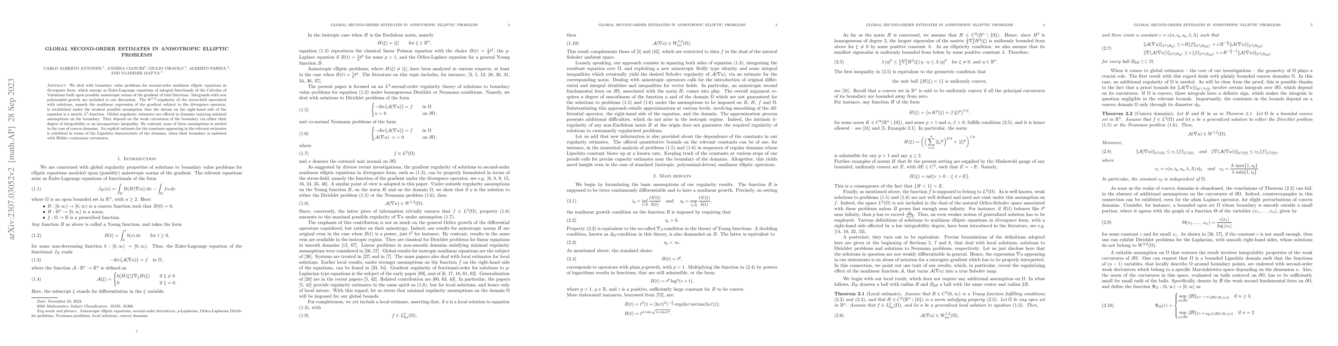 Thumbnail for Global second-order estimates in anisotropic elliptic problems