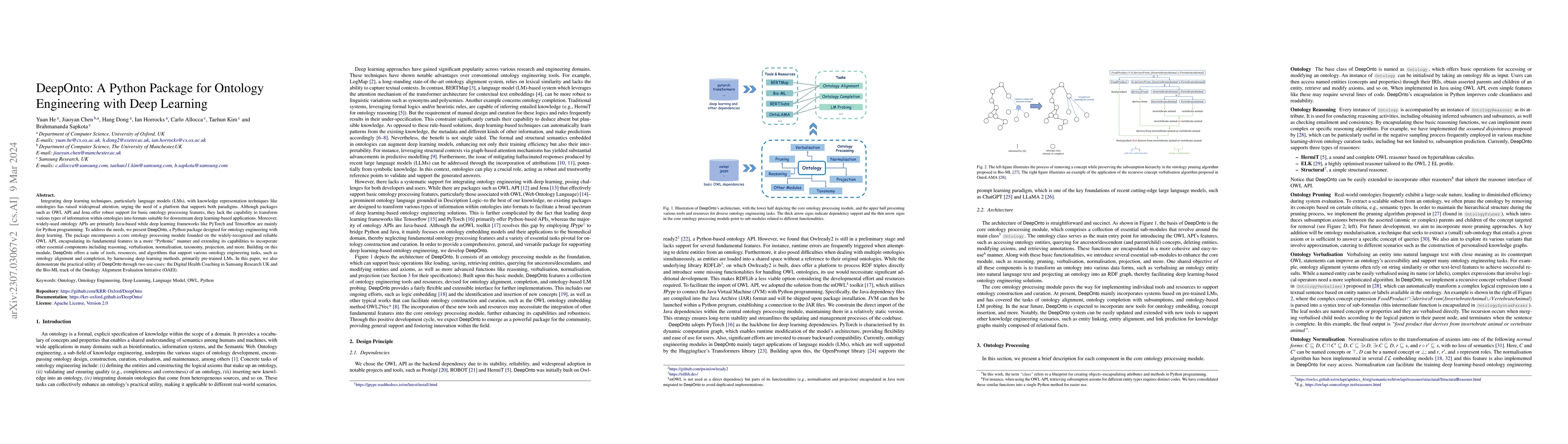 Thumbnail for DeepOnto: A Python Package for Ontology Engineering with Deep Learning