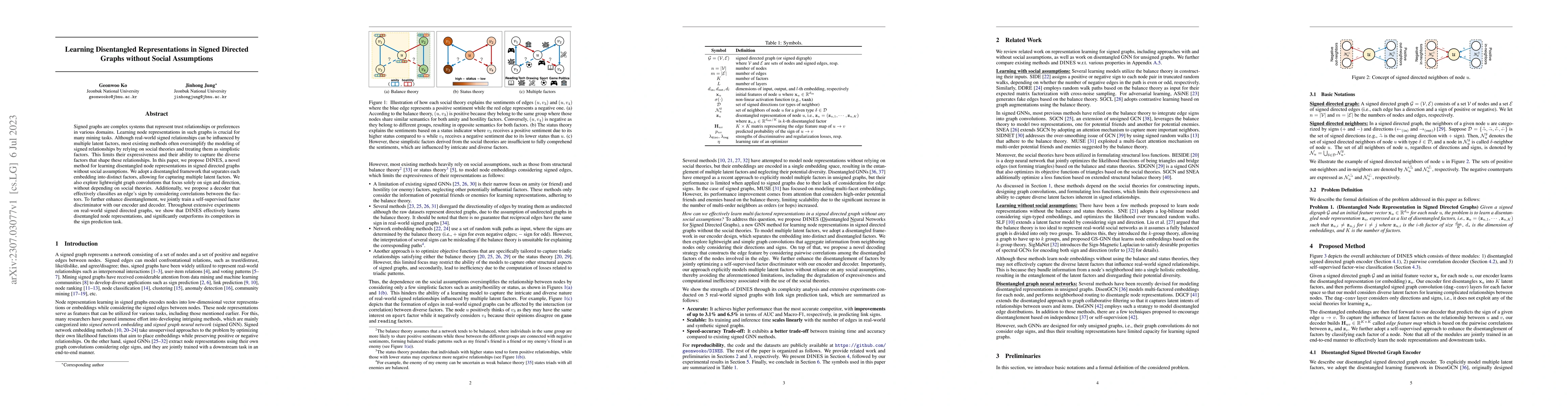 Thumbnail for Learning Disentangled Representations in Signed Directed Graphs without
  Social Assumptions